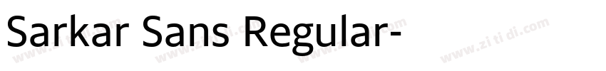 Sarkar Sans Regular字体转换